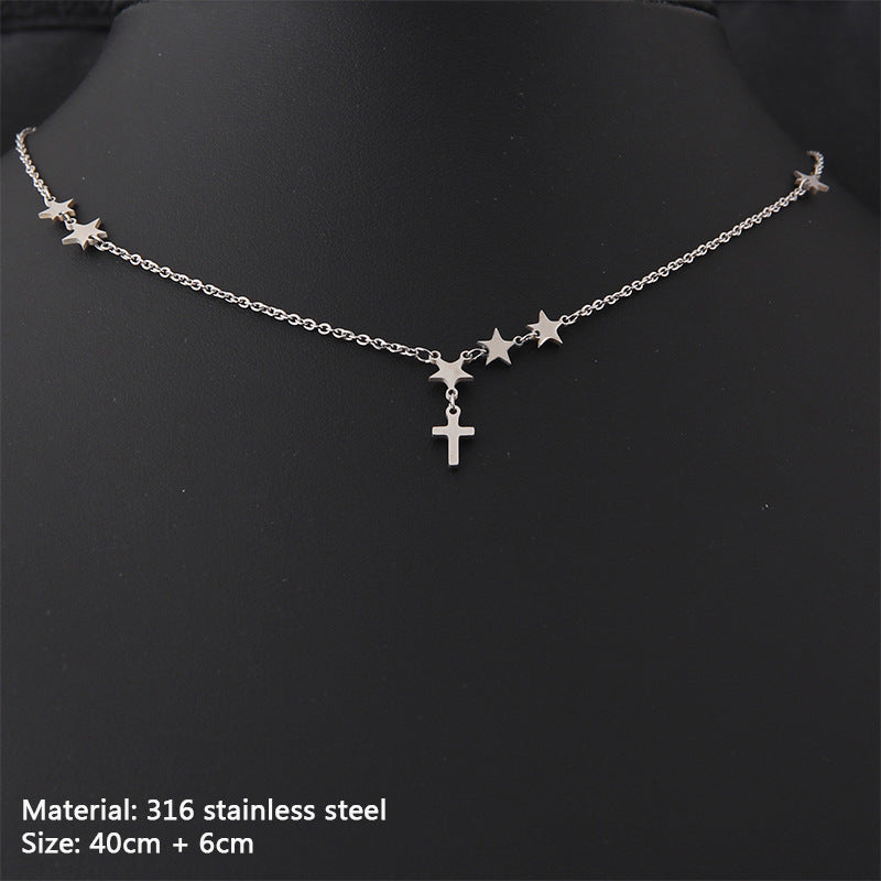 Stainless Steel Cross Necklace