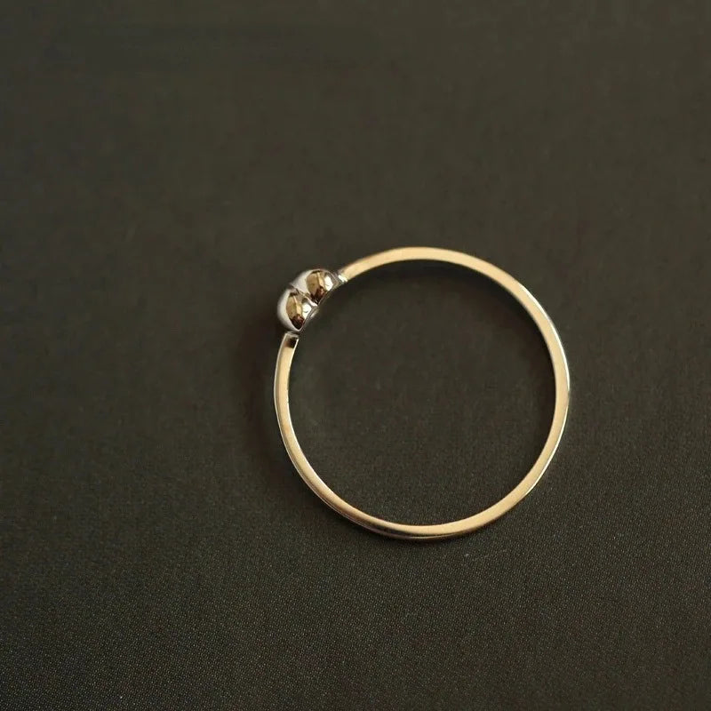 Gold Plated 925 Sterling Silver Heart Ring