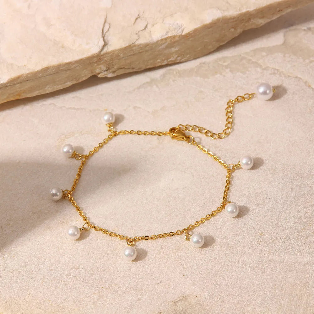 Elegance Glow 18K Pearl Drop Necklace