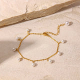Elegance Glow 18K Pearl Drop Necklace