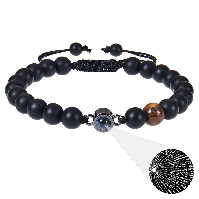 Photo Projection Bracelet 100 Languages "I Love You"