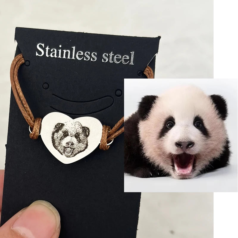 Custom Pet Portrait Bracelet Personalized Gift