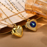 Stainless Steel Chain Heart Picture Custom Pendent Necklace