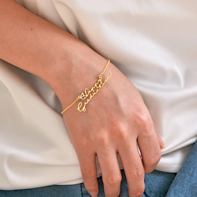 Custom Name Bracelet Stainless steel Dainty Bracelets