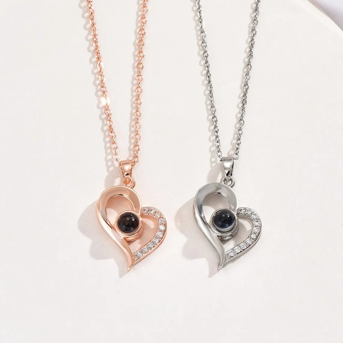 Personalized Custom Photo Projection Necklace Pendant