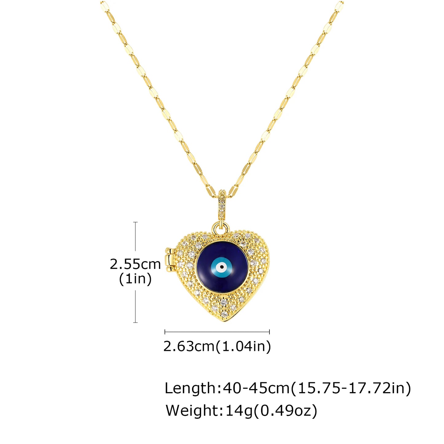 Stainless Steel Chain Heart Picture Custom Pendent Necklace