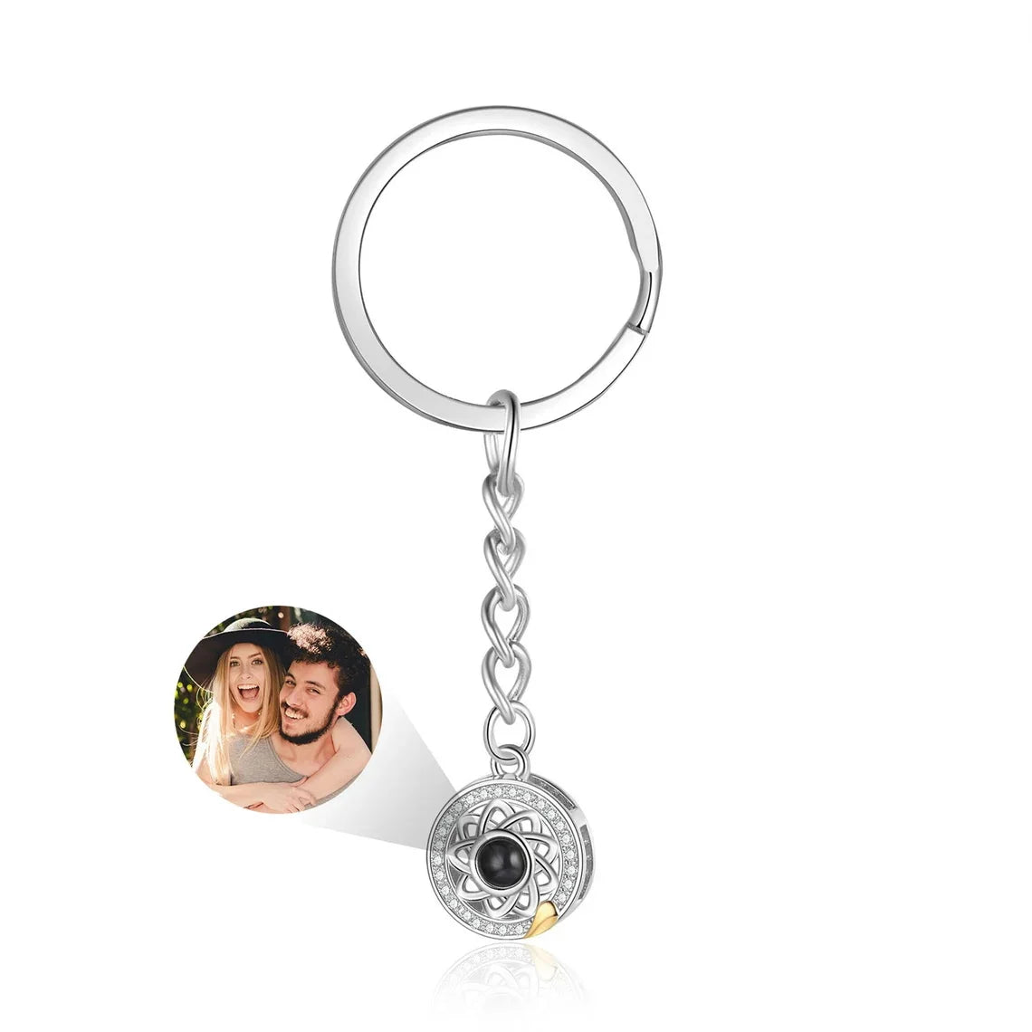 Personalized Custom Sun Moon Photo Projection