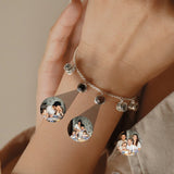Custom Multi-Photo Projection Bracelet Personalized Gift for Women