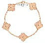 Four leaf clover bracelet women