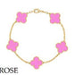 Four leaf clover bracelet women
