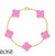 Four leaf clover bracelet women