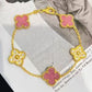Four leaf clover bracelet women