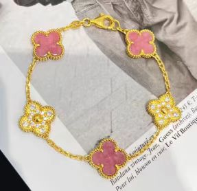 Four leaf clover bracelet women