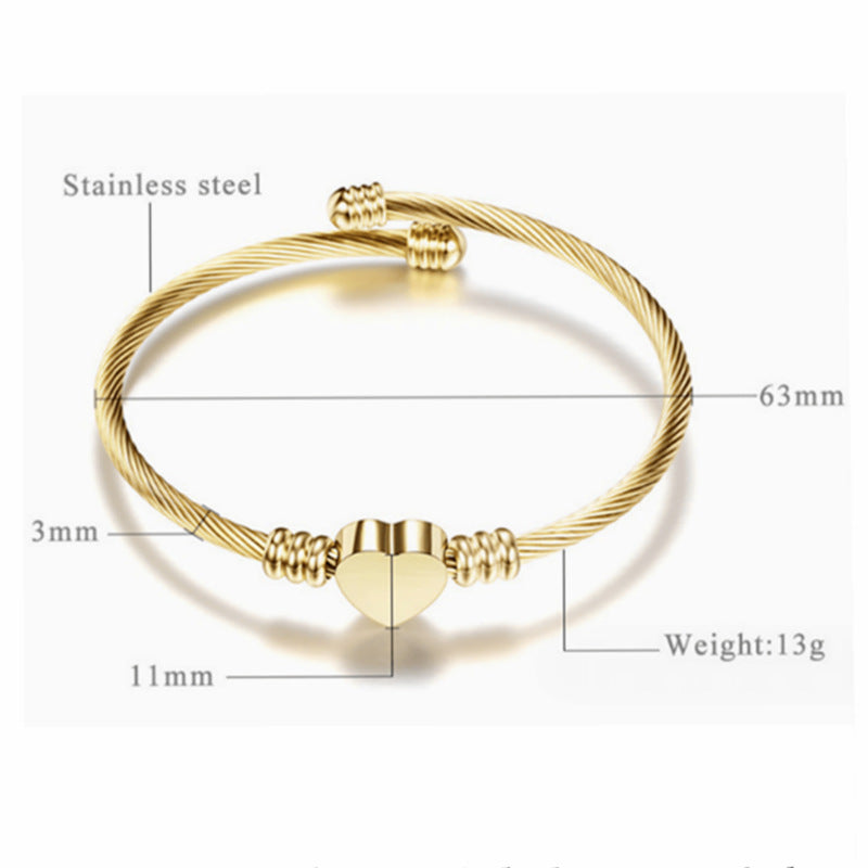 Love Wire Alphabet Bracelet