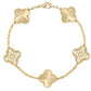 Four leaf clover bracelet women