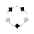 Four leaf clover bracelet women