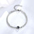 Custom Photo Projection Bracelet with Colored Diamonds