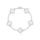 Four leaf clover bracelet women