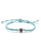 Titanium steel ball projection woven bracelet