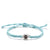 Titanium steel ball projection woven bracelet