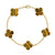 Four leaf clover bracelet women