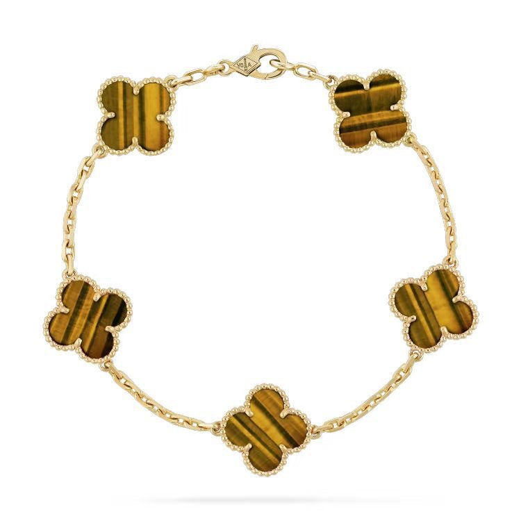Four leaf clover bracelet women