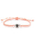 Stainless steel projected braided bracelet jewelry