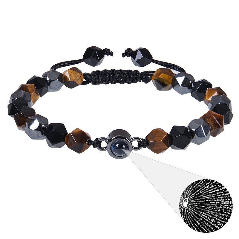 Photo Projection Bracelet 100 Languages "I Love You"