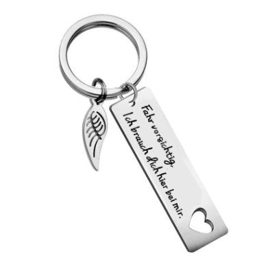 Stainless Drive Keychain