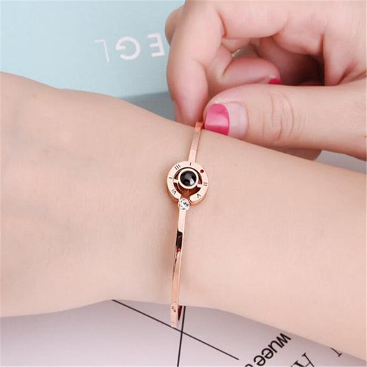I Love You Projection Bracelet