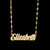 DIY Name Customization Necklace Women