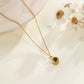 Personalized Projection Photo Necklace Custom Picture Sunflower Pendant