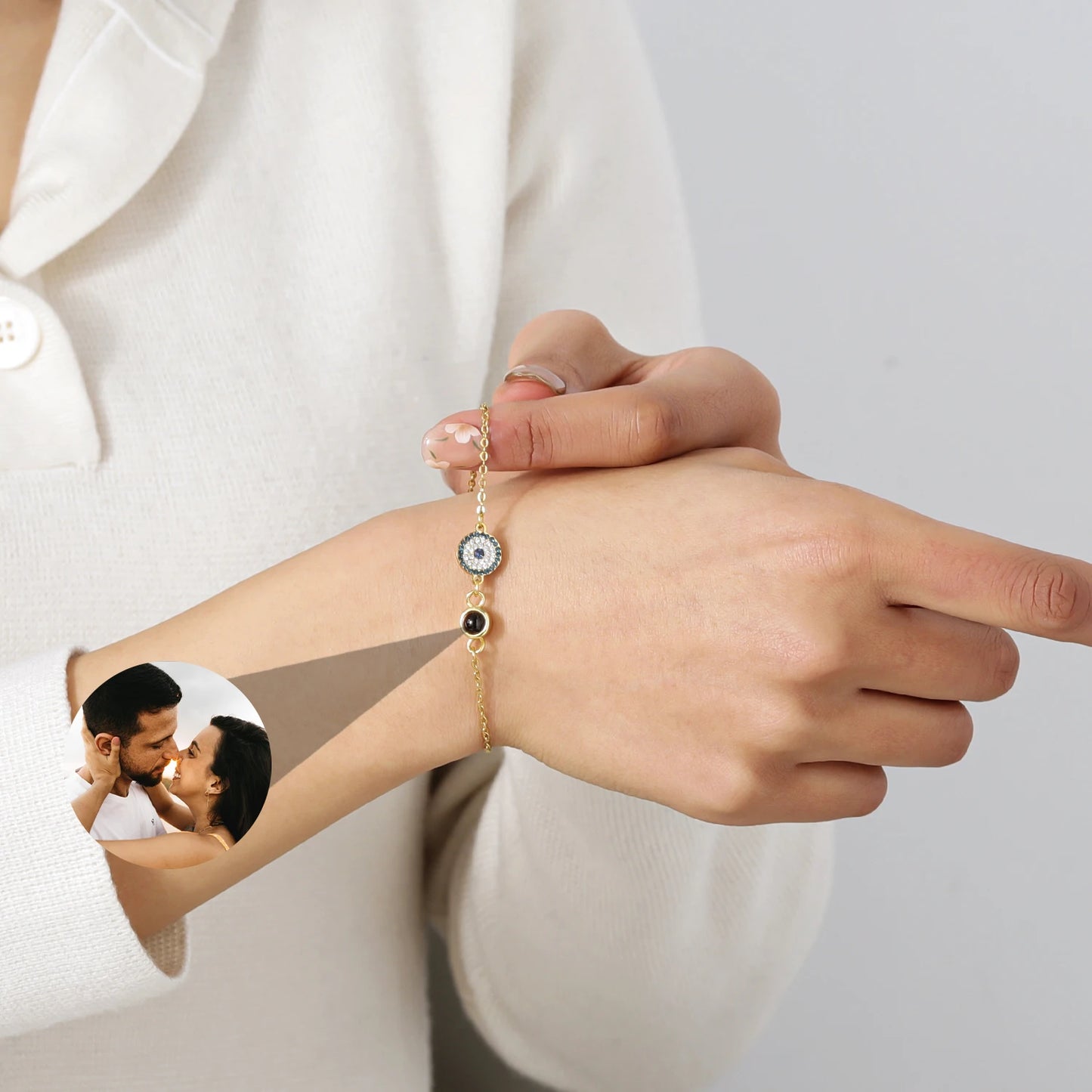 Light Luxury Photo Projection Bracelet