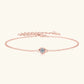 Inlaid Moissanite 925 Sterling Silver Bracelet