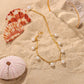 Elegance Glow 18K Pearl Drop Necklace