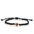 Titanium steel ball projection woven bracelet