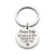 Driving safety stainless steel keychain Couple