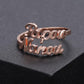 Personalized Double Names Ring - Adjustable  collares