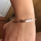 Stainless Steel Curb Chain Custom Name Bracelets