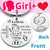 Lovely Personalized Baby Boys Girls Keychain