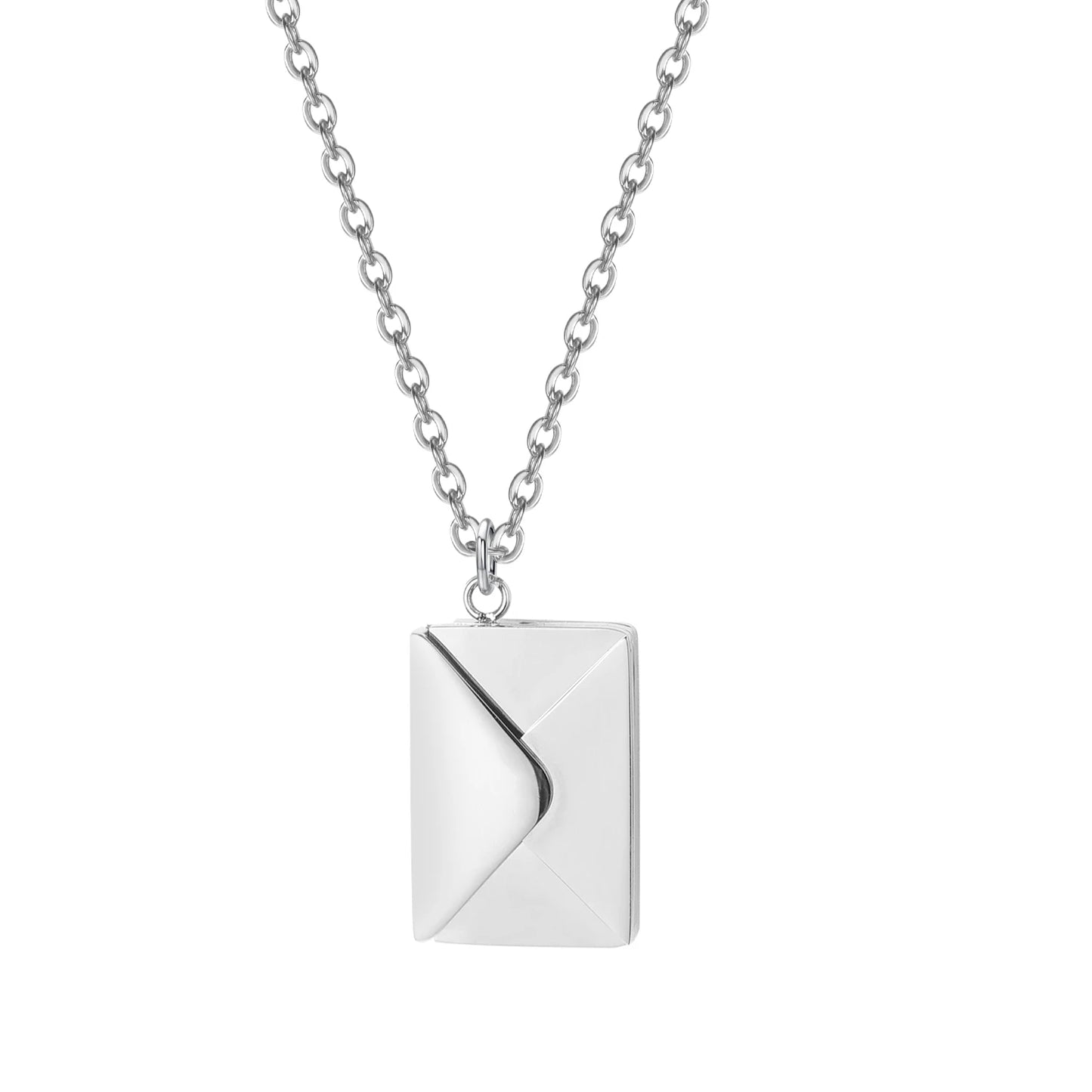 Personalized Envelope Photo Necklace
