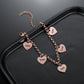 Gold Heart Charm Bracelet