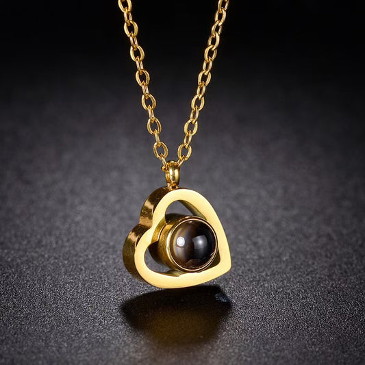 Cross-border Love Projection Necklace