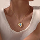 Stainless Steel Chain Heart Picture Custom Pendent Necklace