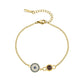 Projection Photo Bracelet With Birthstone Circle Pendant