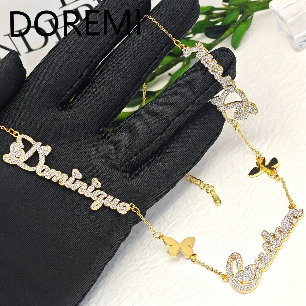 Personalized Diamond Name Necklace