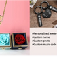 Heart Necklace Photo Personalized Picture Pendant Couple