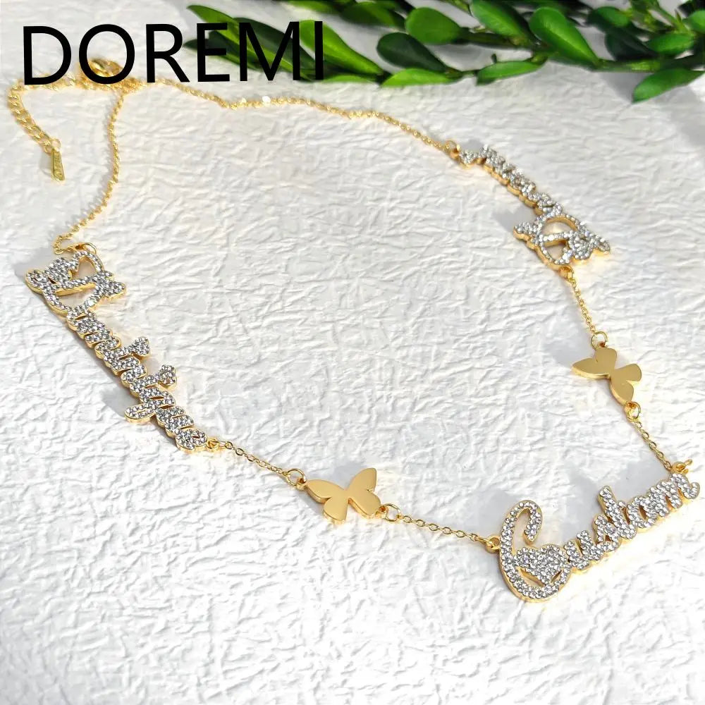 Personalized Diamond Name Necklace