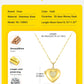 Stainless Steel Chain Heart Picture Custom Pendent Necklace