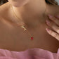 Custom Name Birthstone Necklace Personalized Jewelry